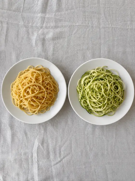A bowl of pasta
